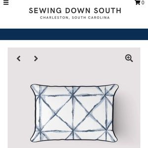 Sewing Down South by Craig Conover pillow cover
